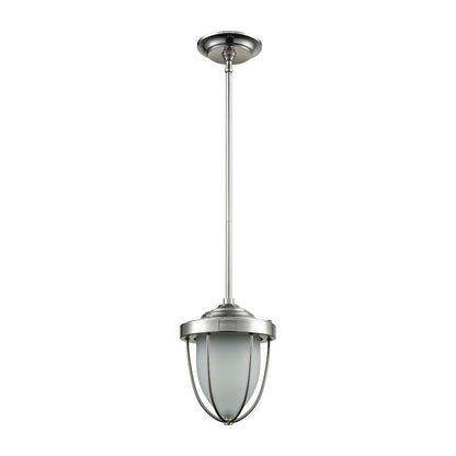 1 Light Mini Pendant, Nickel