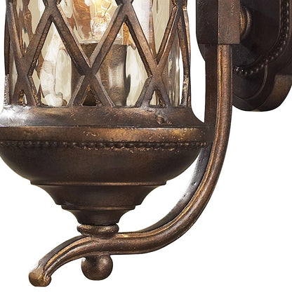 ELK Lighting Barrington Gate 1-Light Outdoor Wall, Hazelnut