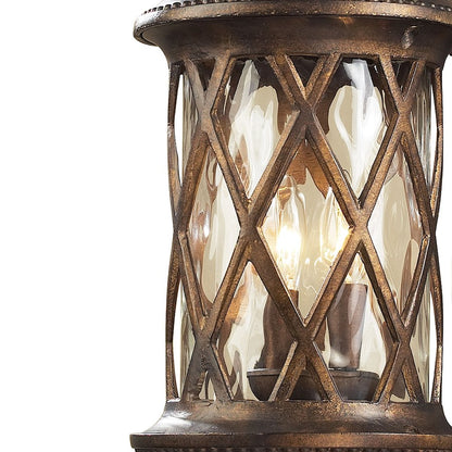 ELK Lighting Barrington Gate Outdoor Wall, Hazelnut
