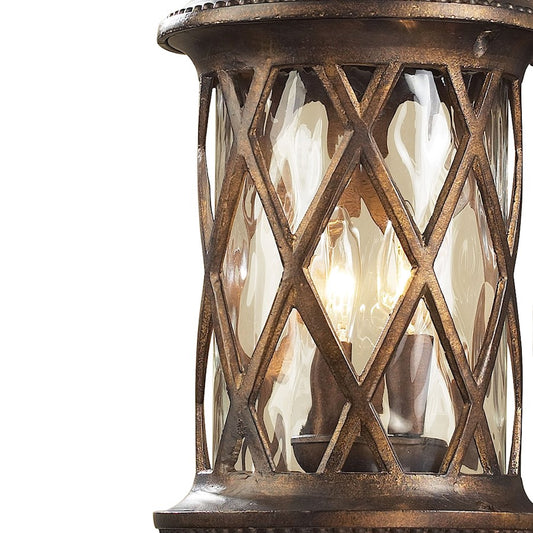 ELK Lighting Barrington Gate Outdoor Wall, Hazelnut