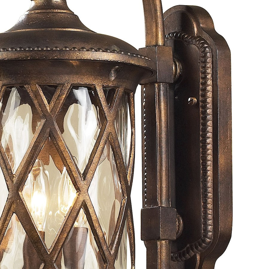 ELK Lighting Barrington Gate Outdoor Wall, Hazelnut