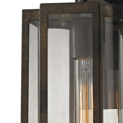 ELK Lighting Bianca 1-Light Outdoor Wall Lamp, Hazelnut Bronze