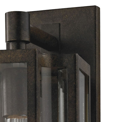 ELK Lighting Bianca 1-Light Outdoor Wall Lamp, Hazelnut Bronze