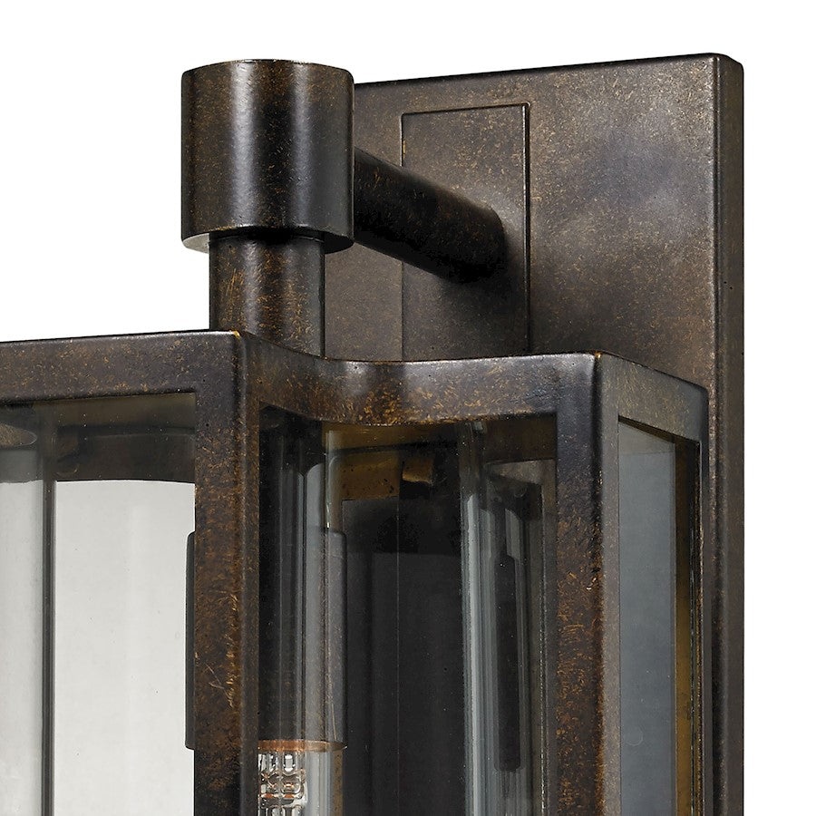 ELK Lighting Bianca 1-Light Outdoor Wall Lamp, Hazelnut Bronze