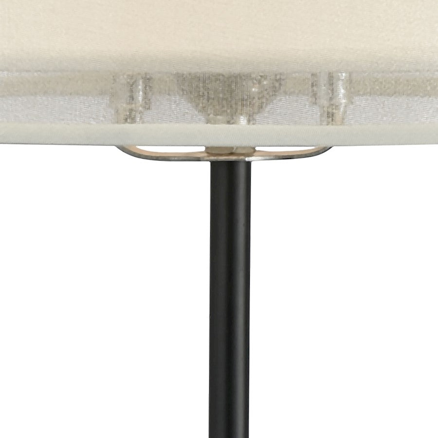 Ashland Table Lamp, Matte Black