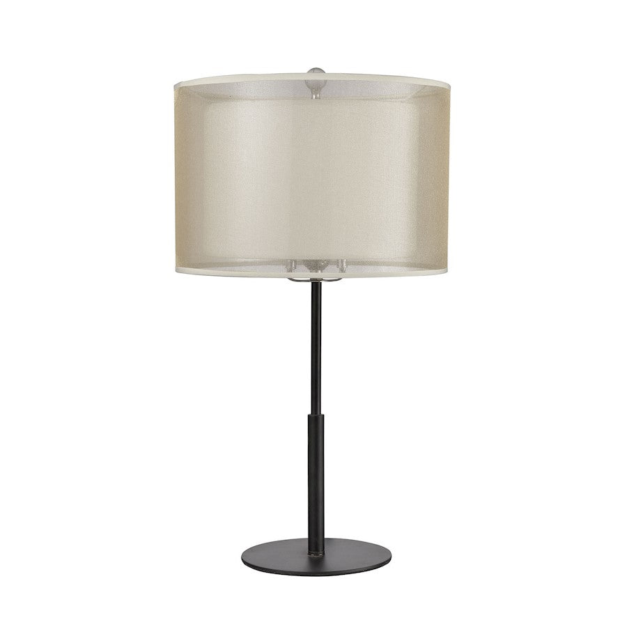 Ashland Table Lamp, Matte Black