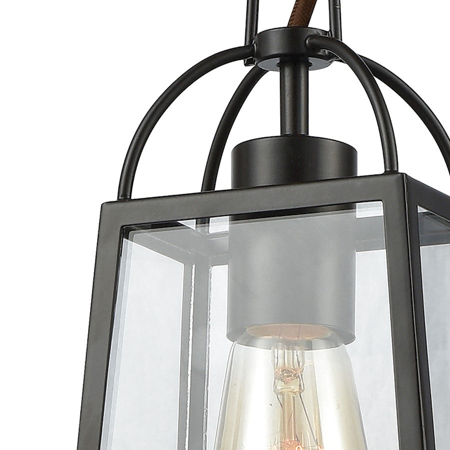 1 Light Mini Pendant, Bronze
