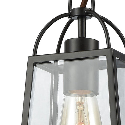 1 Light Mini Pendant, Bronze