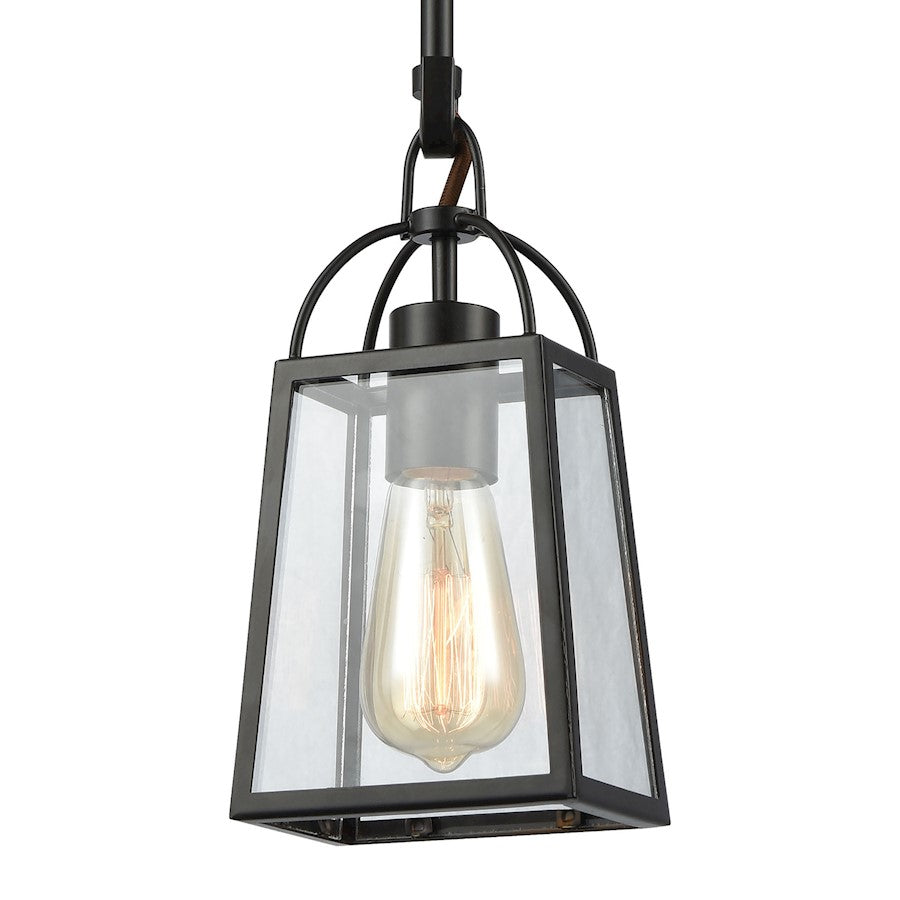 1 Light Mini Pendant, Bronze