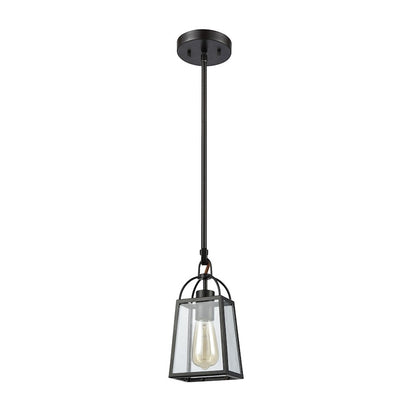 1 Light Mini Pendant, Bronze