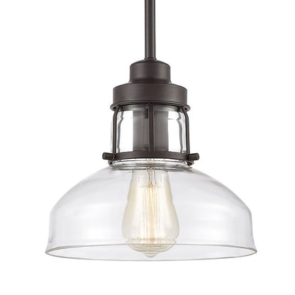 1 Light Mini Pendant, Clear