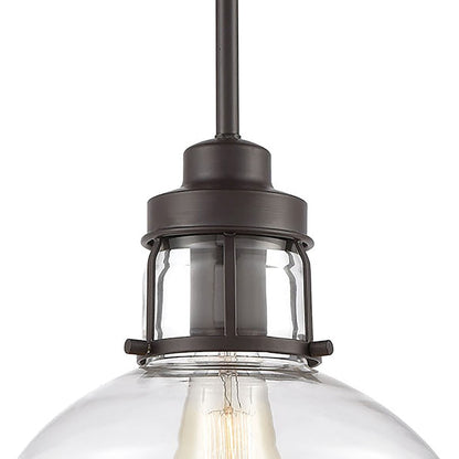 1 Light Mini Pendant, Clear