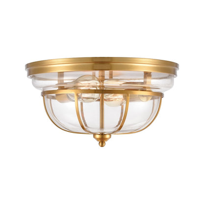 ELK Lighting Manhattan Boutique 2-Light Flush Mount, Clear