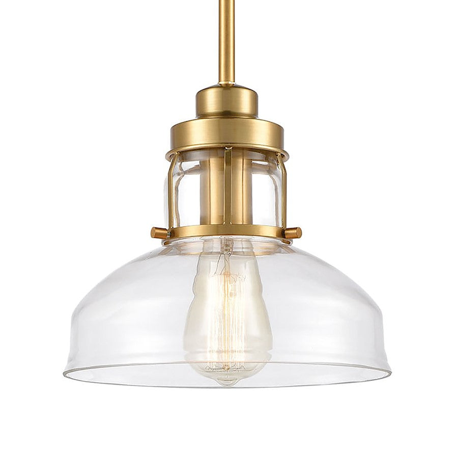 1 Light Mini Pendant, Clear