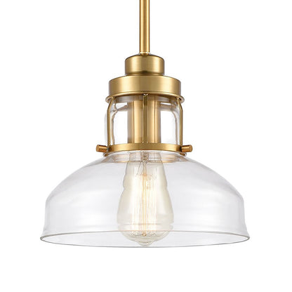 1 Light Mini Pendant, Clear