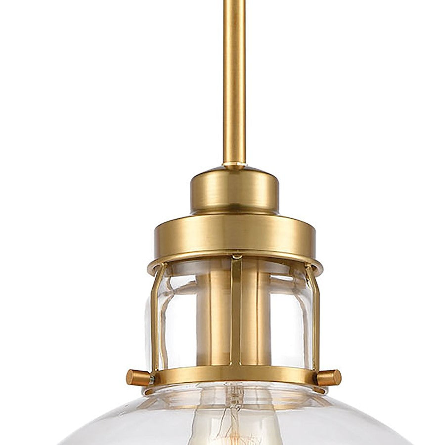 1 Light Mini Pendant, Clear