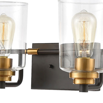 Bathroom Vanity Light, Matte Black