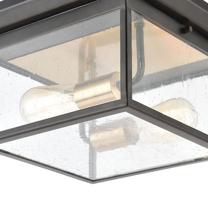 2 Light Flush Mount