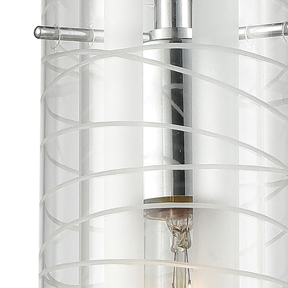 1 Light Mini Pendant, Chrome