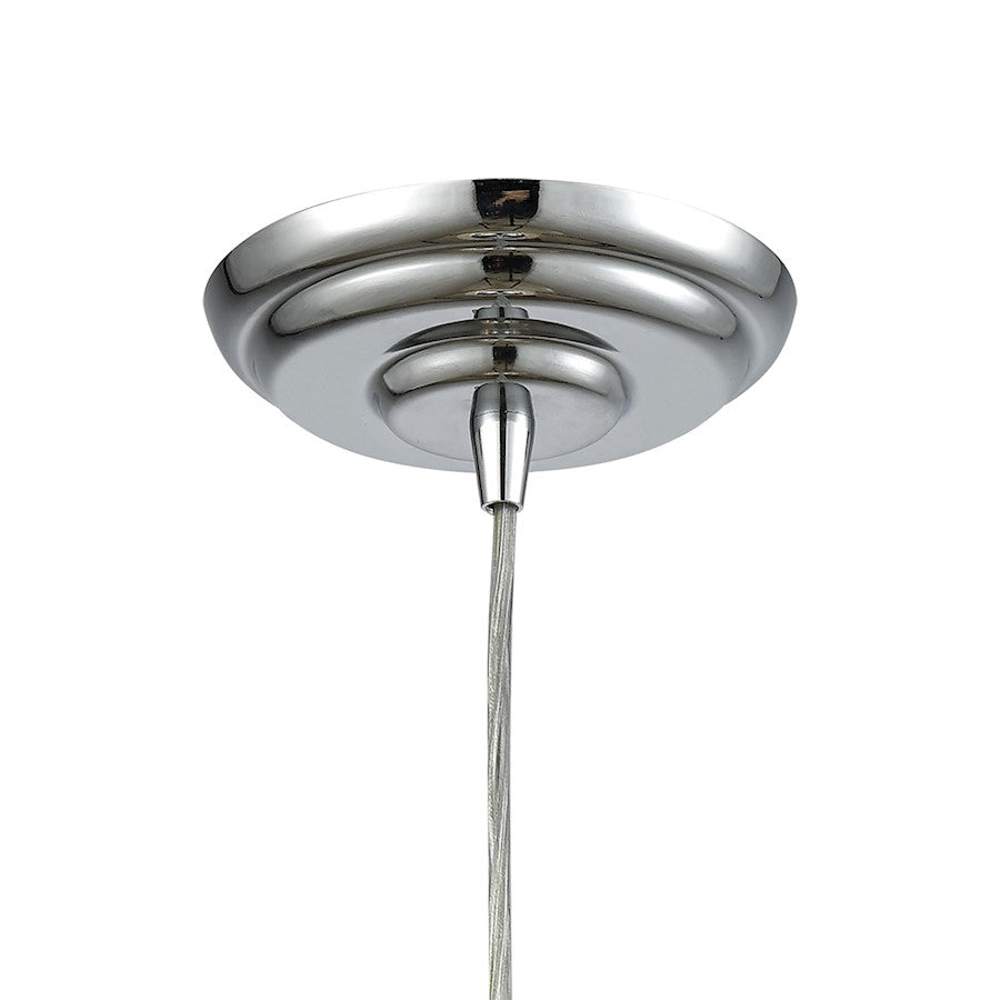 1 Light Mini Pendant, Chrome