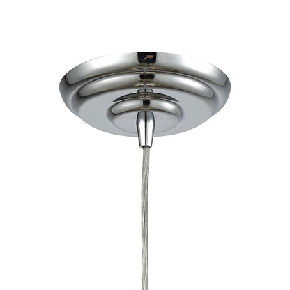 1 Light Mini Pendant, Chrome