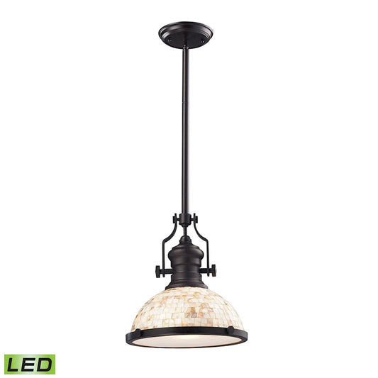 1 Light Pendant, Tiled