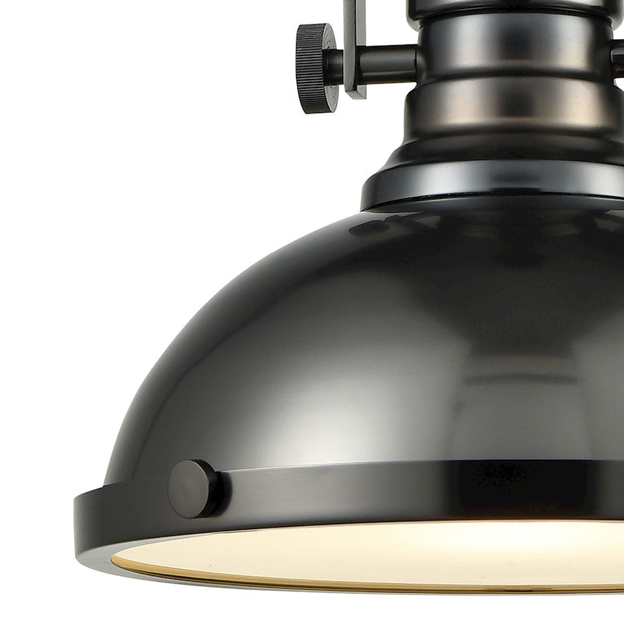 3 Light Pendant, Nickel