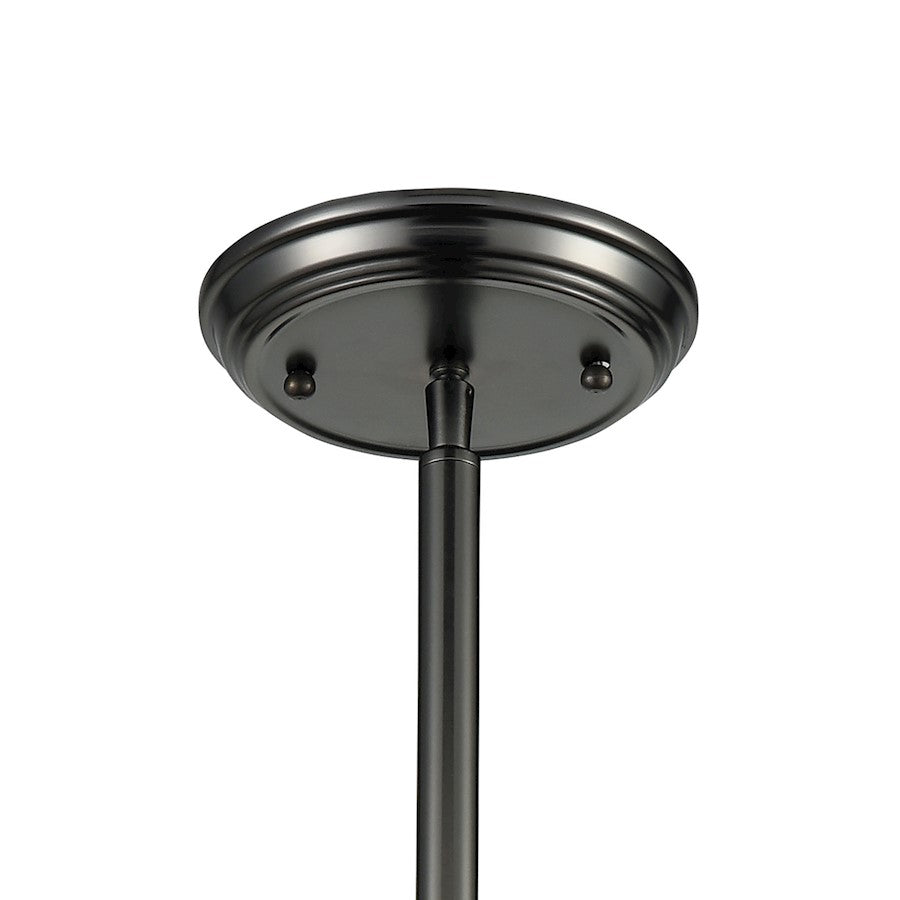 3 Light Pendant, Nickel