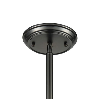 1 Light Pendant, Black Nickel