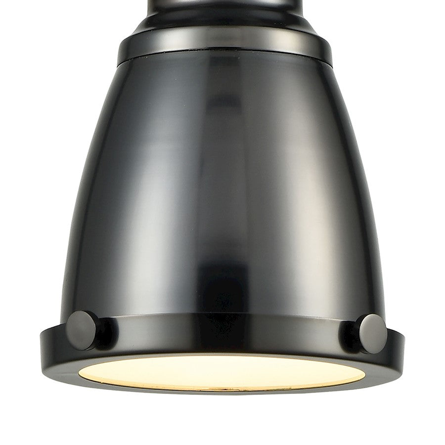 ELK Lighting Chadwick 1-Light Mini Pendant, Black Nickel