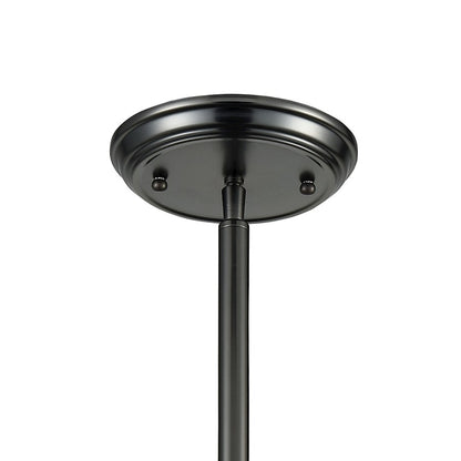 ELK Lighting Chadwick 1-Light Mini Pendant, Black Nickel