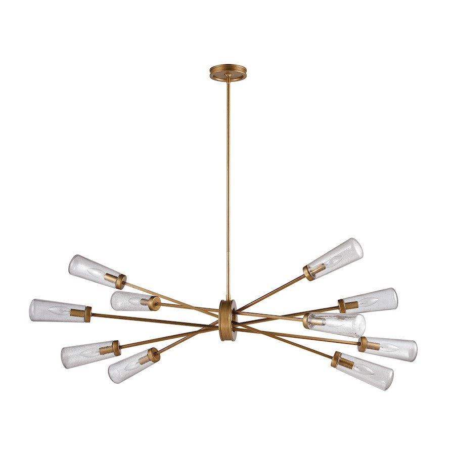 Xenia Chandelier, Matte Gold