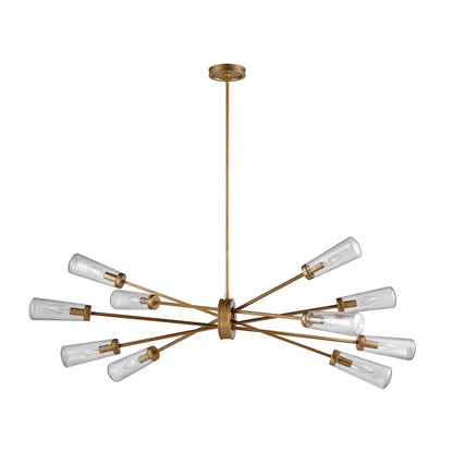 Xenia Chandelier, Matte Gold