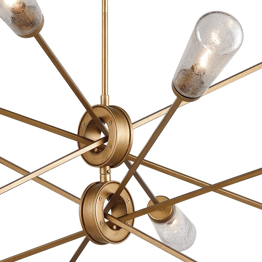 Xenia Chandelier, Matte Gold