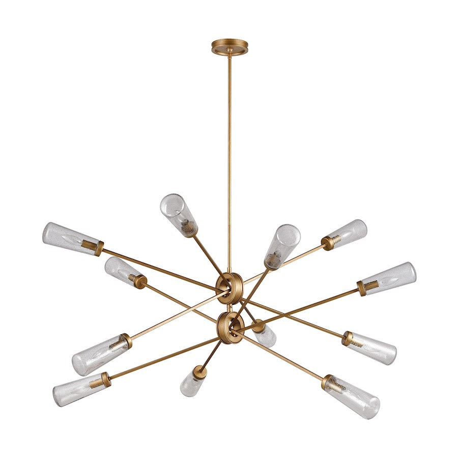 Xenia Chandelier, Matte Gold
