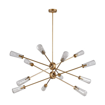 Xenia Chandelier, Matte Gold