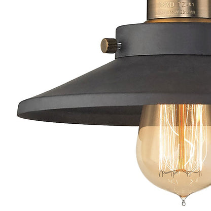 2 Light Bathroom Vanity Light, Brass & Graphite