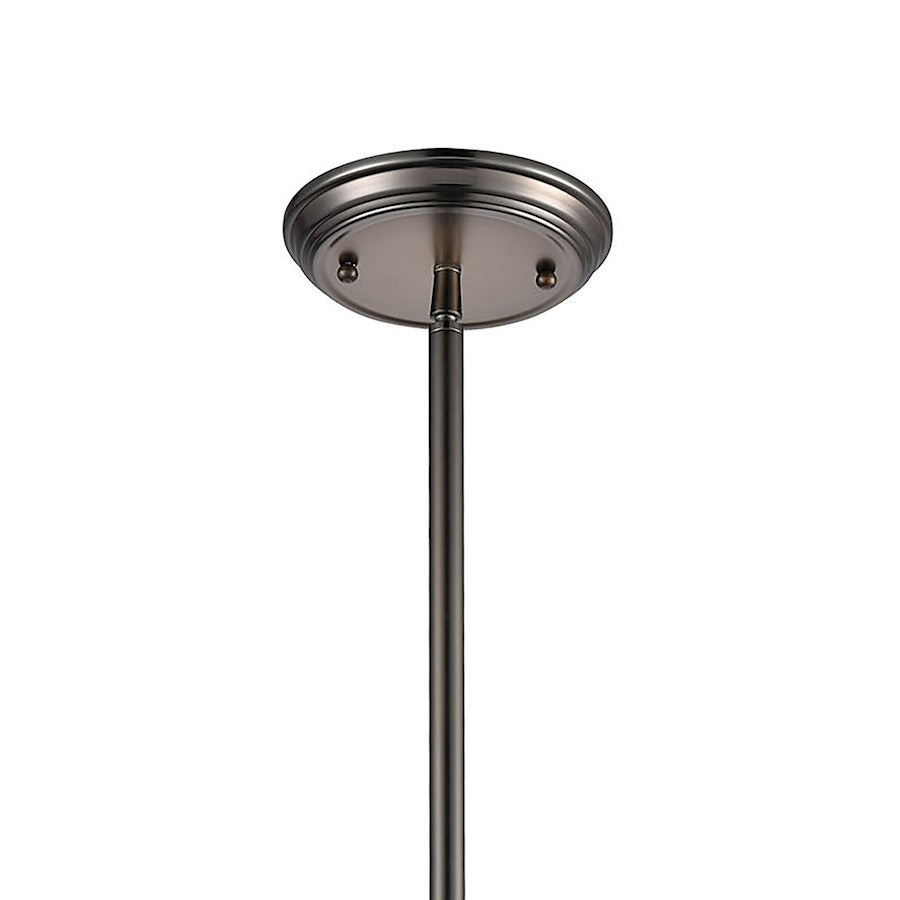 ELK Lighting Chadwick 1-Light Mini Pendant, Ribbed