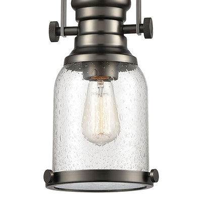 ELK Lighting Chadwick 1-Light Mini Pendant, Ribbed