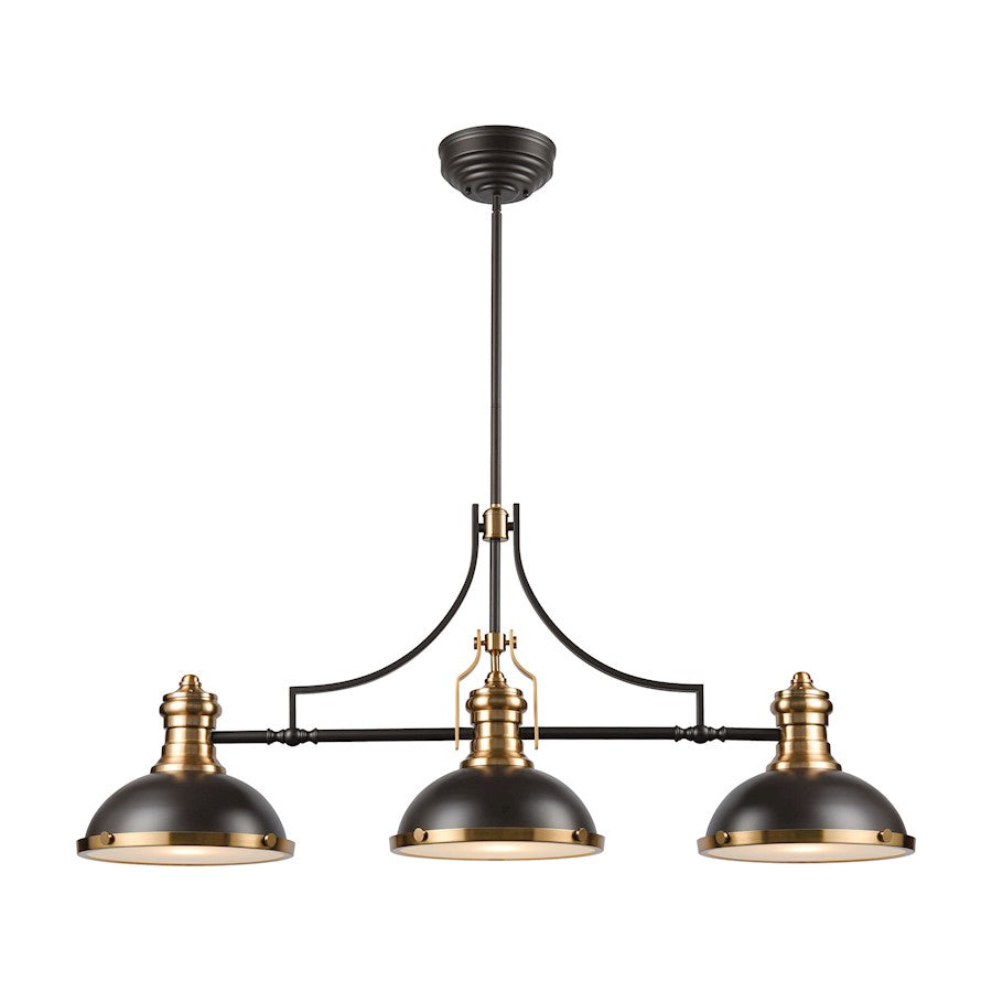 ELK Lighting Chadwick 3-Light 2 Tone Island Light