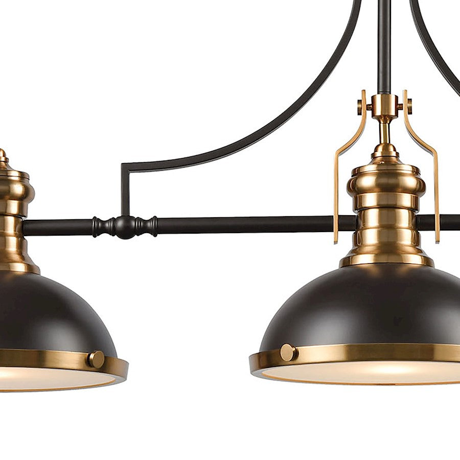 ELK Lighting Chadwick 3-Light 2 Tone Island Light