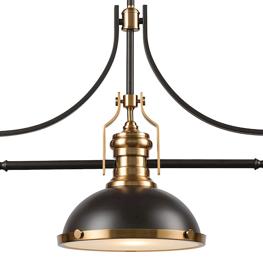 ELK Lighting Chadwick 3-Light 2 Tone Island Light