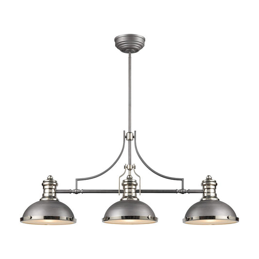 ELK Lighting Chadwick 3-Light 2 Tone Island Light