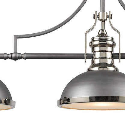 ELK Lighting Chadwick 3-Light 2 Tone Island Light
