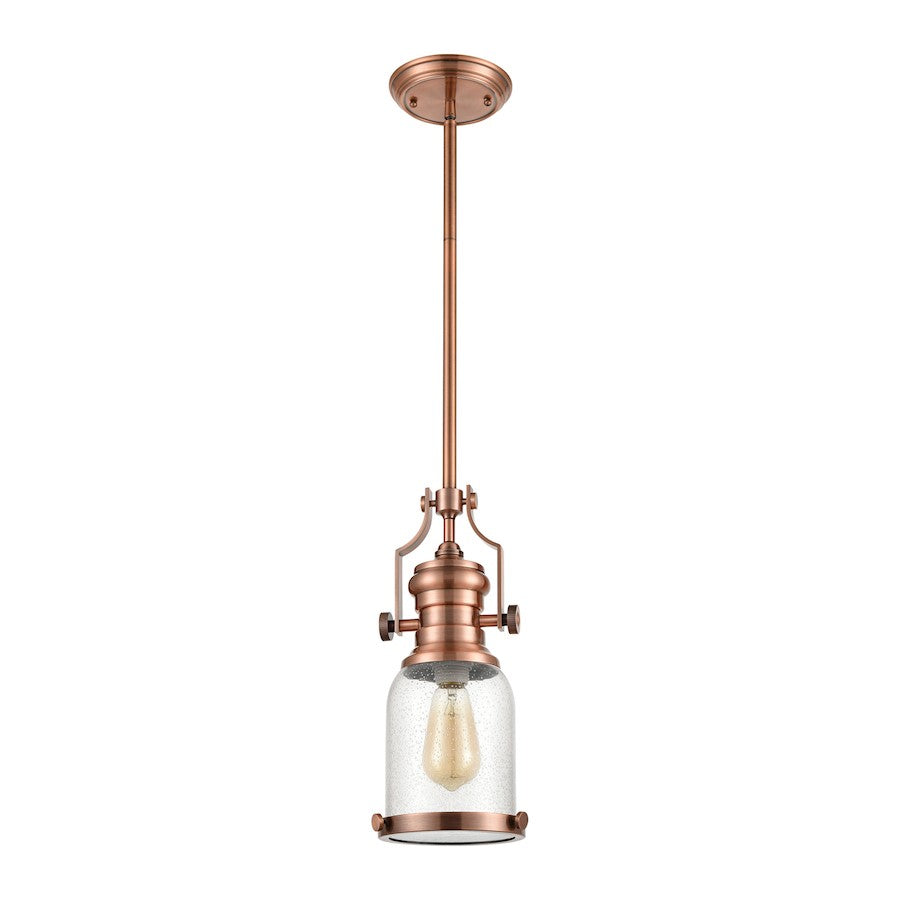 ELK Lighting Chadwick 1-Light Mini Pendant, Seeded