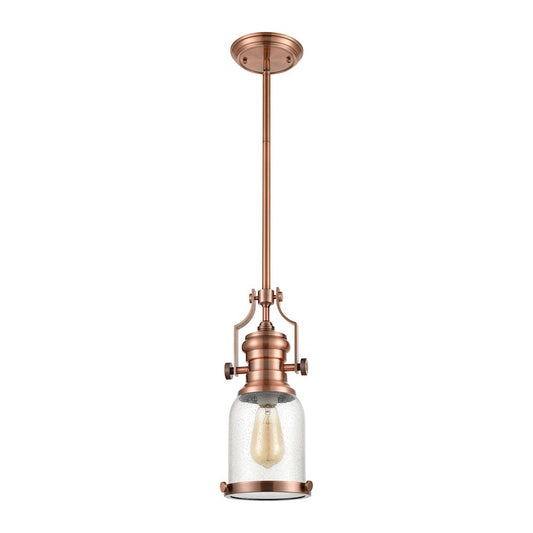 ELK Lighting Chadwick 1-Light Mini Pendant, Seeded