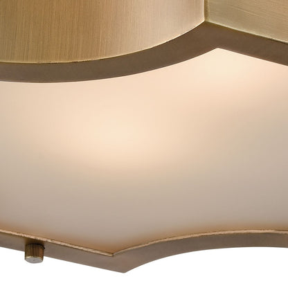 ELK Lighting Gordon Flush Mount, Frosted Glass Diffuser