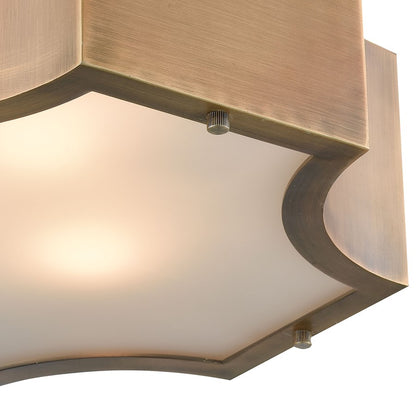 ELK Lighting Gordon Flush Mount, Frosted Glass Diffuser