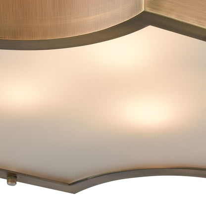 ELK Lighting Gordon Flush Mount, Frosted Glass Diffuser