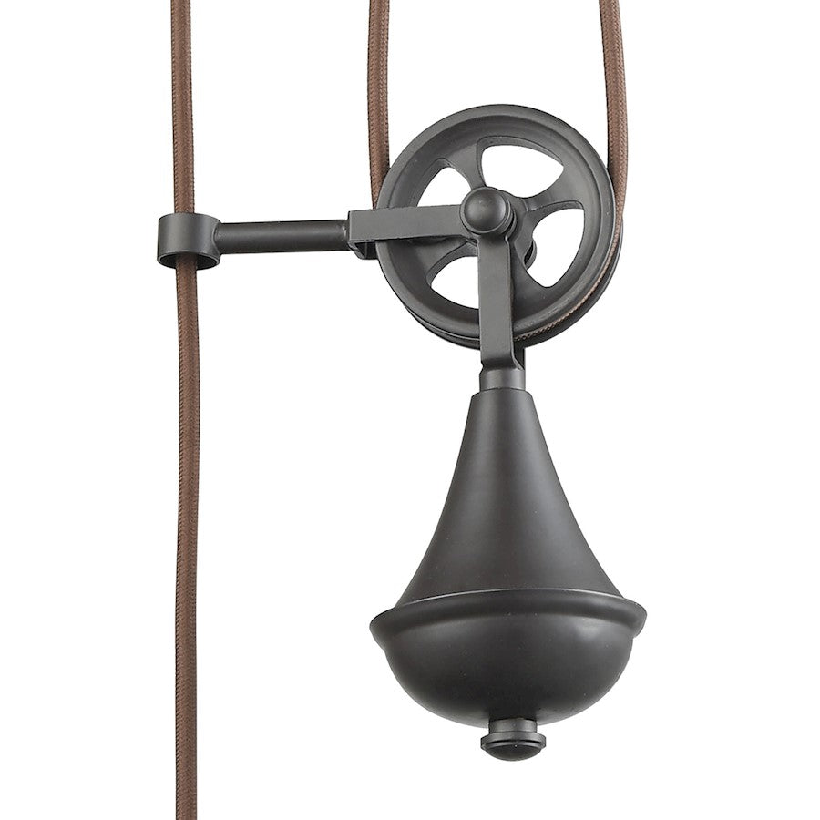 1 Light Adjustable Pendant